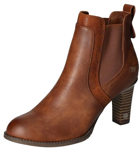 MUSTANG 1470-503 cm, Botas Cortas al Tobillo Mujer, coñac, 36 EU