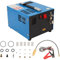 Fockety PCP Air Compressor, 4500Psi/30Mpa Oil/Water Portable High Pressure Air Pump Powered by Car 12V DC or Home Power with Converter, Auto Stop Electric Air Compressor Pump (Blue)