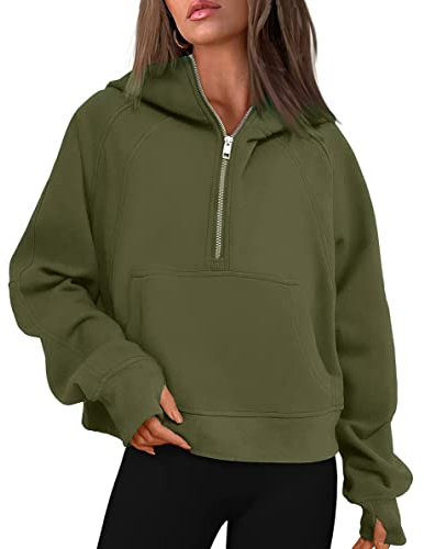 Timuspo Damen Kapuzenpullover Hoodie Sweatshirt mit Kapuze Pullover Pulli Langarmshirt Freizeit Sport Fitness Outdoor Casual Style