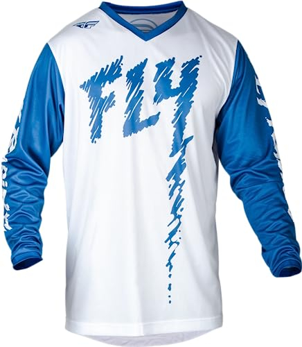 Fly Racing Youth F-16 Jersey (True Blue/White, Youth Medium)