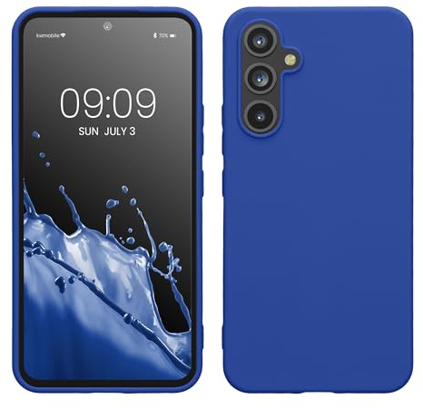 kwmobile Hülle kompatibel mit Samsung Galaxy A54 5G Hülle - TPU Silikon Handyhülle - Schutzhülle stoßabsorbierend flexibel - Case in Baltik Blau