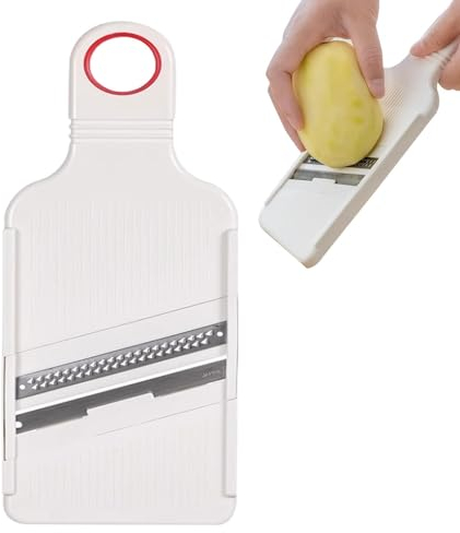 WOUND Cortadora de mandolina para Cocina | Trituradora de Agarre Firme para Verduras Rebanadora Reutilizable - Aparatos utilitarios para el hogar para Col rizada roja, cebollas, repollo, Patatas