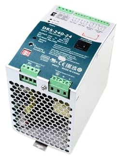DRS-240 Fuente de alimentación de Seguridad Inteligente 240w 12v 24v 36v 48v AC DC Unidades de alimentación con Cargador de batería DC UPS (Size : DRS-240-24, Color : 240W)