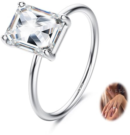 Milacolato Ringe Ring Silber 925 für Frauen Verlobungsring Damen Paar Mit Stein Promise Engagement Eternity Verlobungsringe Daumenring Gold Fingerring Ring S10