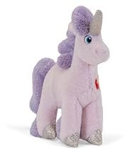 Trudi Sw Col Unicorno rosa Peluche unicorno arcobaleno, regalo bambini compleanno | 10x10x4cm taglia XXS | Fantasy Unicorn collection | modello 55922