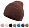 NebulaGlam Mütze Warm Mützen Wintermütze Strickmütze Weiche Winter Beanie Mütze Grobstrick Wintermützen für Herren und Damen für Outdoor Sports (Braun)