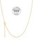 Silvora Stapelbare Dünne Panzerkette Gold 1.5mm breit Damen Gliederkette Gold ohne Anhänger Schlichte Goldkette Damen ohne Anhänger Damenkette 41cm+5cm lang