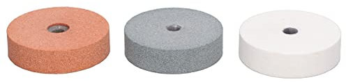 3Pcs Schleifscheibe, Schleifbockscheibe HSS, Metall Schleifscheibe Komplettes Schleif-Werkzeugset für Metall, Keramik, Hol
