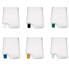 Assortimento Gamba de Vero Zafferano Bicchiere in vetro borosilicato box 6 pezzi