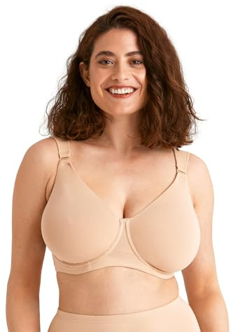 Miss Mary of Sweden Organic Cotton T-Shirt Bra – Underwired, Seamless, Soft Lined Cups