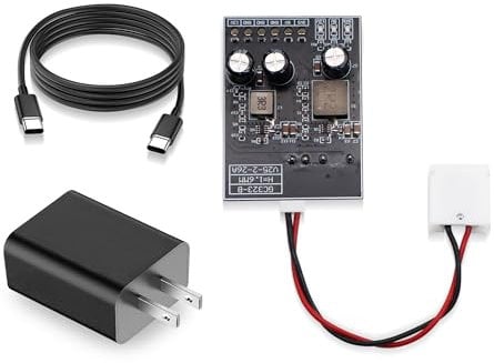 Power Supply Replacement Kit for Sega Dreamcast Console - DIY Modification, plug and play - Suitable for Retro Game Consoles