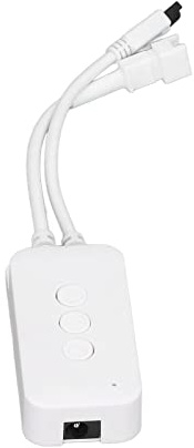 Haofy RGB-LED-Controller, 44-Tasten-Fernbedienung, Musiksynchronisierung für 5050-Streifenlichter, DC 5 V–24 V – Intelligente App-Sprachsteuerung für Zuhause, Bar, Party, Wohnmobil-Unterhaltung