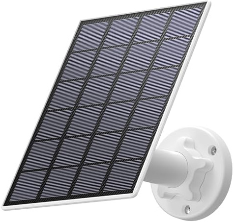 AOSU Solarpanel für Überwachungskamera Aussen Akku(3W C9S)