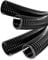 Black Spiral Conduit Split Tube Cable Tidy Wire Loom Harness 16mm ID x 21mm OD (25m Length)
