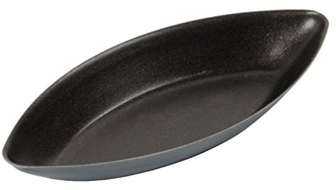 Antihaft-Schiffchenform aus Stahl, beschichtet mit EXOPAN®-PTFE-Antihaftbeschichtung, 10 cm lang, 1,2 cm hoch | ERK