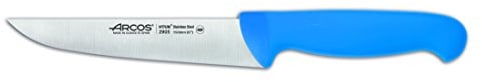 Arcos Serie 2900 - Cuchillo Cocina - Hoja de Acero Inoxidable Nitrum de 150 mm - Mango inyectado en Polipropileno Color Azul