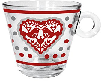 Excelsa Tirol Teetasse, verziert, 9 x 9 x 12 cm