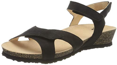 Think! Damen Dumia Sandale, 0020 SCHWARZ, 38 EU