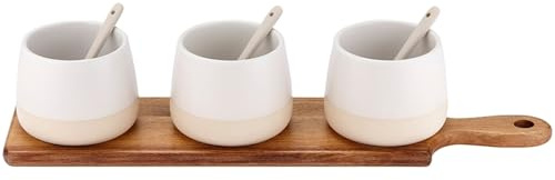 Ladelle Host Schalen- & Paddelset Weiss