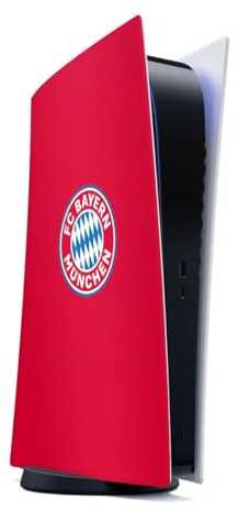 DeinDesign Skin kompatibel mit Sony Playstation 5 Digital Edition Folie Sticker FC Bayern München FCB Logo
