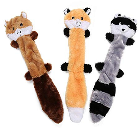 KANKOO Hundespielzeug Quitschend Hundespielzeug UnzerstöRbar Quietschendes Hundespielzeug Welpenspielzeug Hundespielzeug Squeaky 3pcs
