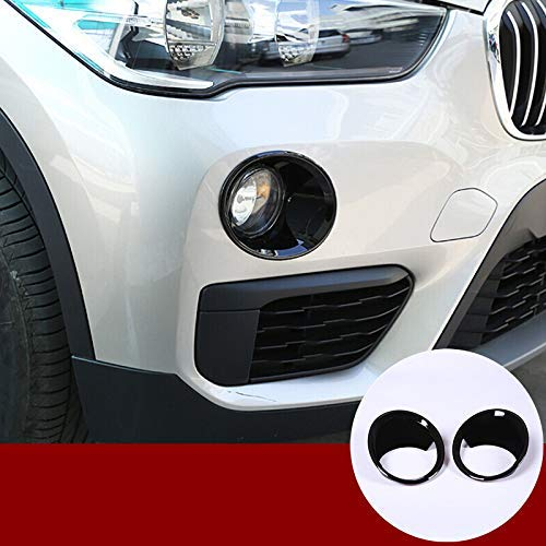 AUTO-spro ABS Nebelscheinwerfer-Verkleidung, 2 Stück, für X1 F48 2016–2019 (schwarz)