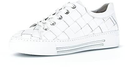 Gabor Comfort Damenschuhe Schnürschuhe Sportive Sneaker Weiß Freizeit, Schuhgröße:EUR 41.5 | UK 7.5