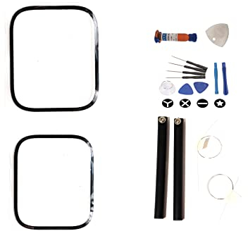 md0410 Bildschirm-Reparatur-Set, kompatibel für Apple Watch Serie 7 (41 mm und 45 mm) – Ersatz für Glaslinse vorne (41 mm), SM-G991
