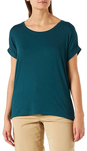 ONLY Women's Onlmoster S/S O-Neck Top Noos JRS T-Shirt, deep Teal, XS