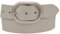 AnnaMatoni Damen Leder Gürtel mit Ovale Schließe Vollrindleder 4cm breit Vollleder ECHT LEDER (TW105 - weiß 106)