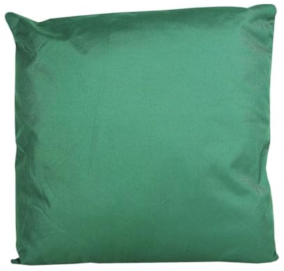JACK 1x 45x45cm Outdoor Lounge Kissen Dekokissen inkl. Füllung Wasserabweisend Sitzkissen Garten Stuhl Lotus Effekt, Farbe:Dunkelgrün