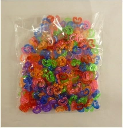 Toyland® 300 Stück C-Clips zur Herstellung von Loom Band Schmuck - Loom Band Zubehör