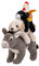 Kuscheltier Bremer Stadtmusikanten 28 cm Esel Hund Katze Hahn Uni-Toys