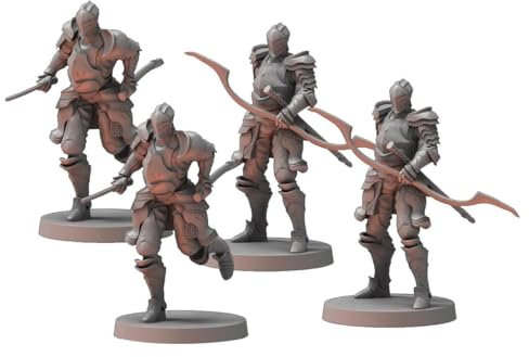 Dark Souls The Role Playing Game: Alonne Knights Miniatures & Stat Cards. DND, RPG, D&D, Dungeons & Dragons, kompatibel mit 5E
