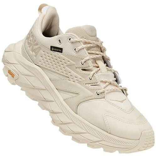 HOKA ONE ONE Anacapa Low GTX, Scarpe da Escursionismo Unisex-Adulto, Eggnog/Shifting Sand, 41 1/3 EU