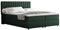 PANDA MÖBEL Everest Boxspringbett 160 x 200 cm Doppelbett mit hochwertiger Bonell-Matratze und Topper, Polsterbett mit Bettkasten, Schlafzimmer, Bequem, Modern, Stilvoll