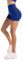 Walifrey Radlerhose Damen Kurze High Waist Shorts，Sporthose Damen Blickdicht Shorts Sommer für Yoga Sapphire Blue LXL