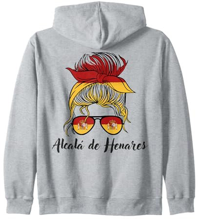 Alcalá de Henares Girl, Bandera España España Sudadera con Capucha
