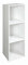 spot on dealz® 3 Cube Storage Unit Small Bookcase Wooden Storage Cabinets Book Shelf Shelves Bookcases and Shelving Units Display Furniture Indoor Living Room Decor White