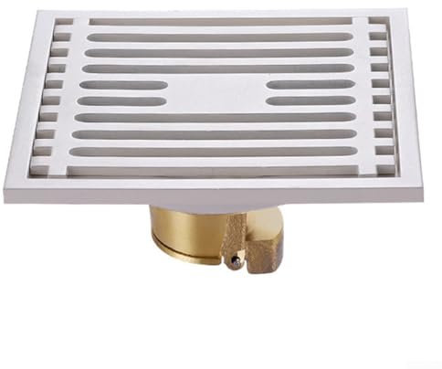 Siphon de sol de toilette en acier inoxydable 304 avec débit d'eau efficace et design anti-odeur