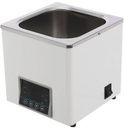3L Labor-Wasserbad mit Anti-Trockenbrenner-Sensor, Wasserbadheizer für Laborversuche, Digitales Thermostat Wasserbad für Destillation Trocknung Konzentration und Erwärmung
