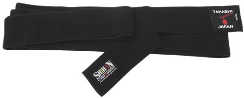 Iaido OBI - Elasticised Traditional Style OBI Belt 400cm x 8cm Flexi 'Kuro' Kendo, Aikido Black Belt