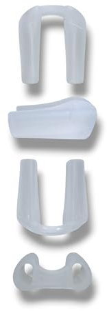 NANOVITA Dispositivo di supporto per narici in 100% silicone medico, nasello per chirurgia e rinoplastica