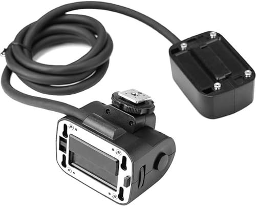 Godox EC200 II Adattatore Testa Flash Estensibile per Godox AD200 Pro II con Cavo da 2 Metri, Inclinazione Verso l'Alto di 90°, Slitta Fredda con Filettatura 1/4-20
