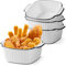 Lot de 4 petits plats à gratin en céramique de qualité supérieure avec poignées, four, micro-ondes et Airfryer, parfaits pour gratin, pâtes, desserts et plus encore, petit plat à gratin pour 1