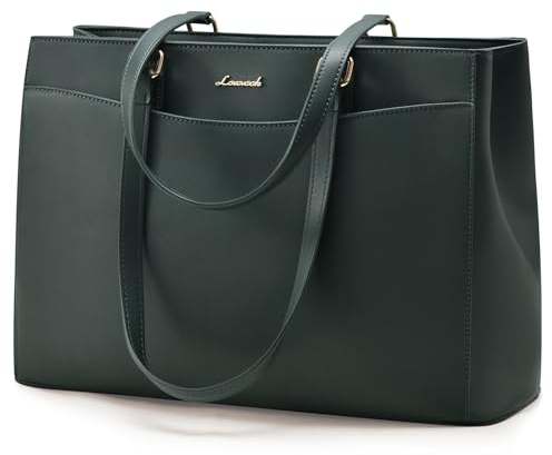 LOVEVOOK Laptoptasche Handtasche Damen 15,6 Zoll, Leicht Aktentasche Arbeitstasche Groß, Elegant Laptop Bag Business Shopper Tasche Lehrertasche Schultertasche Women für Uni Schule Büro