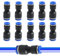 10 PCS 8mm x 6mm Raccordi Pneumatici a Innesto Rapido, connettore pneumatico, Pneumatico Accessorio Riduttore, Ampiamente utilizzato in macchinari, elettronica, automobili ﻿