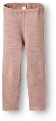 Dilling Baby Merino Leggings mit verstärkten Knien 100% Bio Merinowolle Base Layer Thermounterwäsche