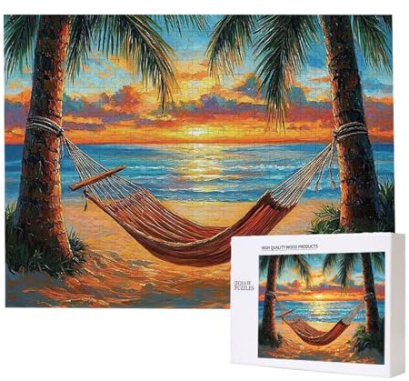 Puzzle für Erwachsene 5000 Teile Strand Sonnenuntergang 156 x 105cm Puzzles für Erwachsene Pädagogisches Spiel Herausforderung Spielzeug 5000 Teile Puzzles für Kinder Als Wanddekoration l-749