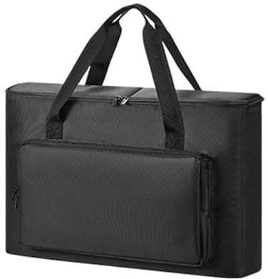 Oxtxuzdm 61 cm / 68,6 cm Monitor-Tragetasche, Reise-Tragetasche, Schutzbox für Desktop-Computer, PC-Gehäuse, Tastaturkabel, wasserdichte Monitorabdeckung